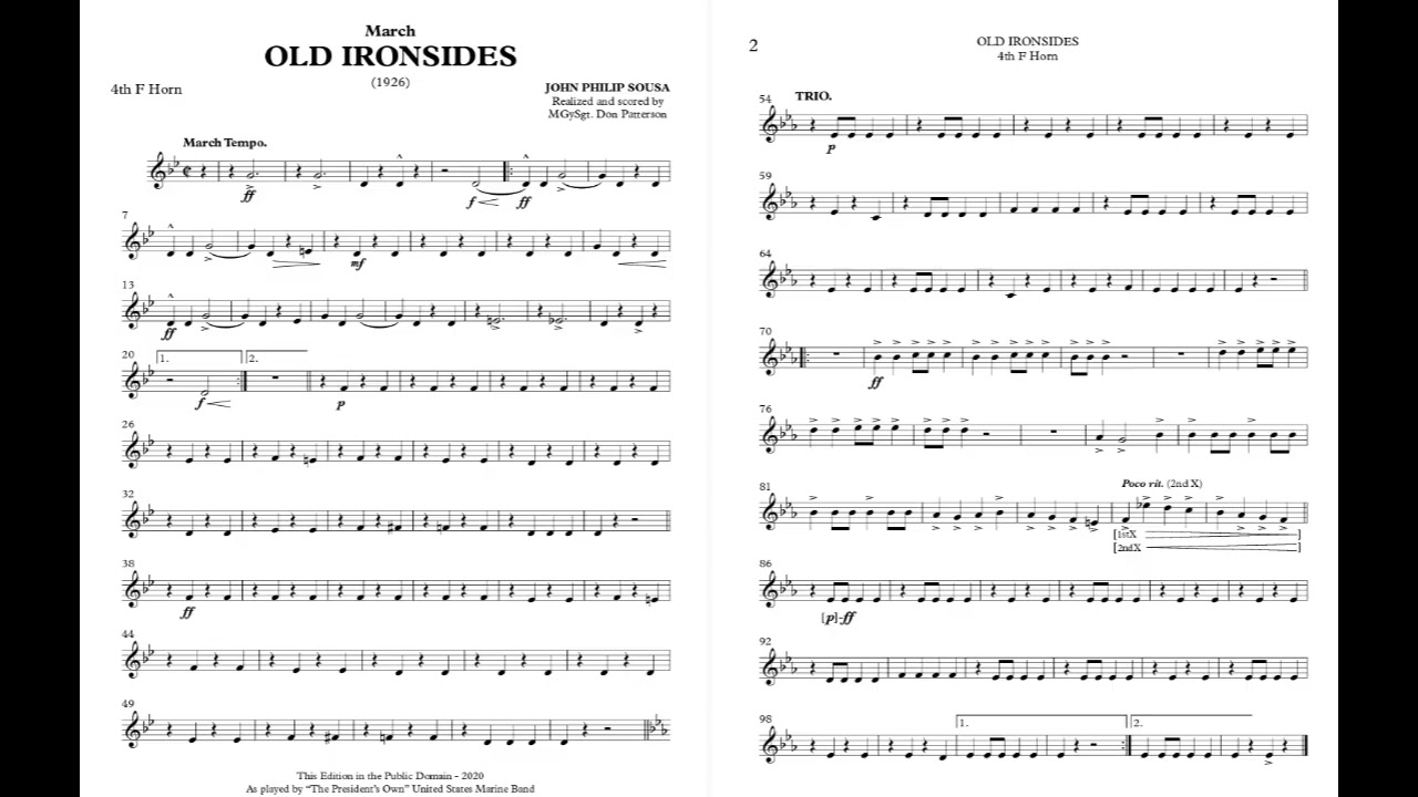 Old Ironsides - F HORN 4