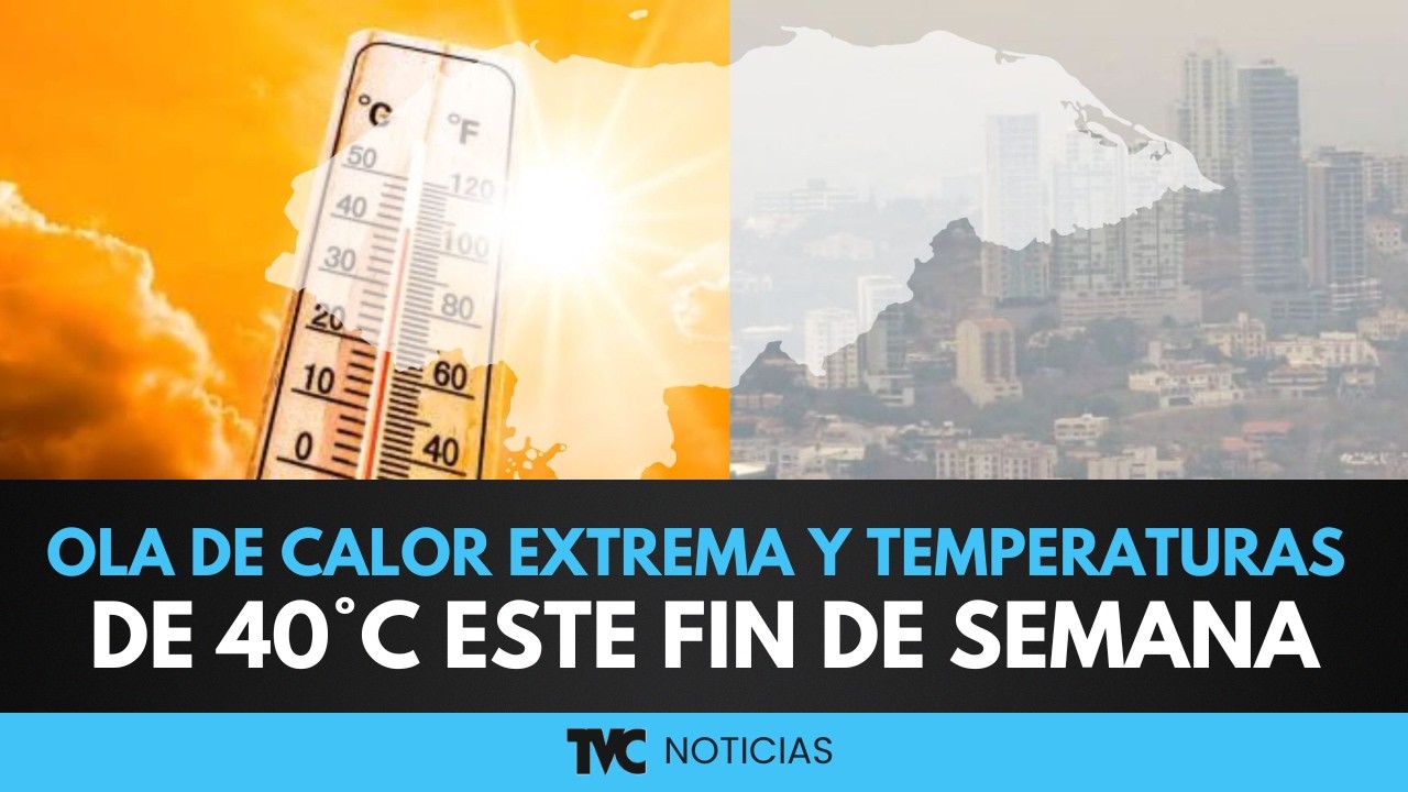 ¡ALERTA MÁXIMA EN HONDURAS! Ola de Calor Extrema y Temperaturas de 40°C este fin de semana