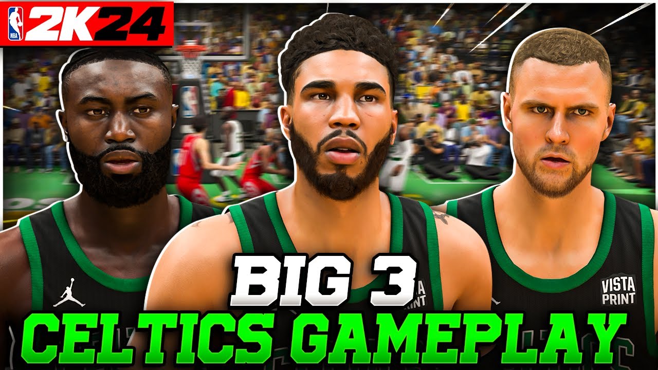 NBA 2K24 Playing With The NEW Big 3 Celtics!