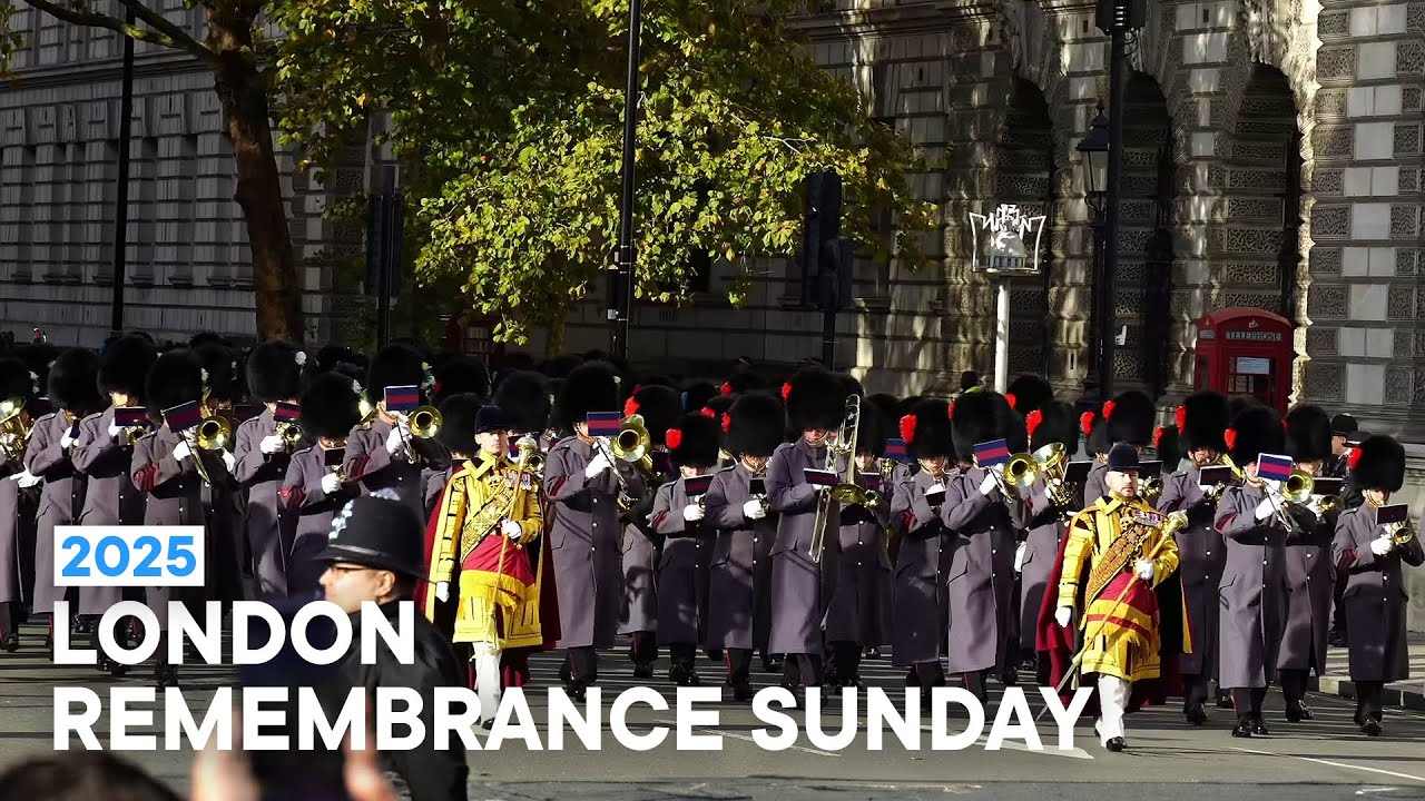 London Remembrance Sunday 2025 Highlights