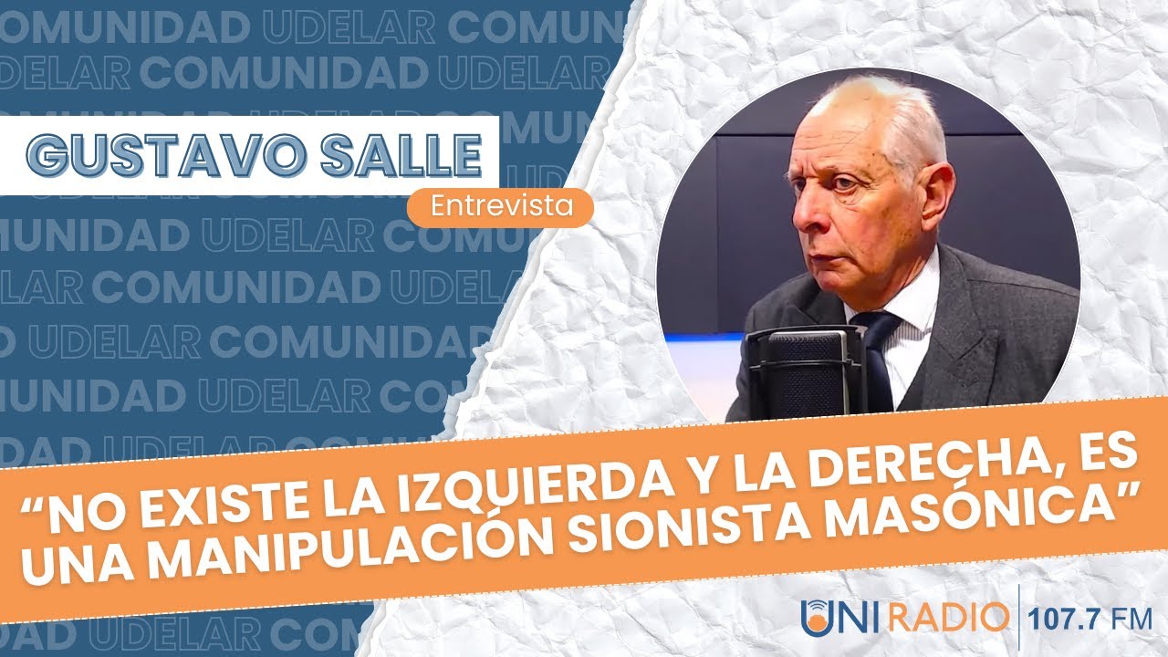 “No existe la izquierda y la derecha, es una manipulación sionista masónica” | Gustavo Salle