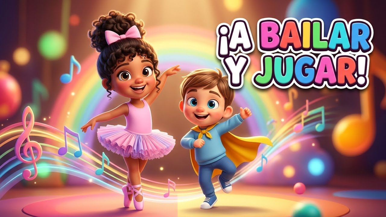 COCOCALM 🌈 &iexcl;A Jugar y Bailar! | Canciones Infantiles Oficiales