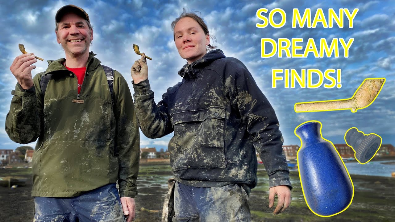 Mudlarking - Dreamy finds in the thick mud!