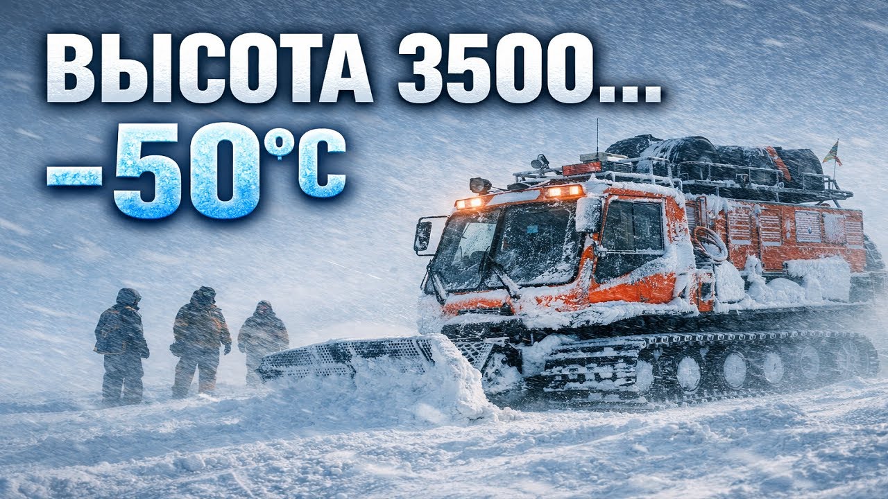 Мы дошли до 787 км | −50°C, 3500 м и отказ техники | Антарктида | Часть 6