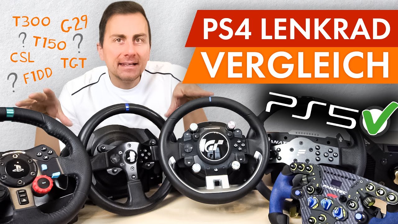 Lenkrad Vergleich: Die BESTEN PS4/PS5 Wheels im Test!