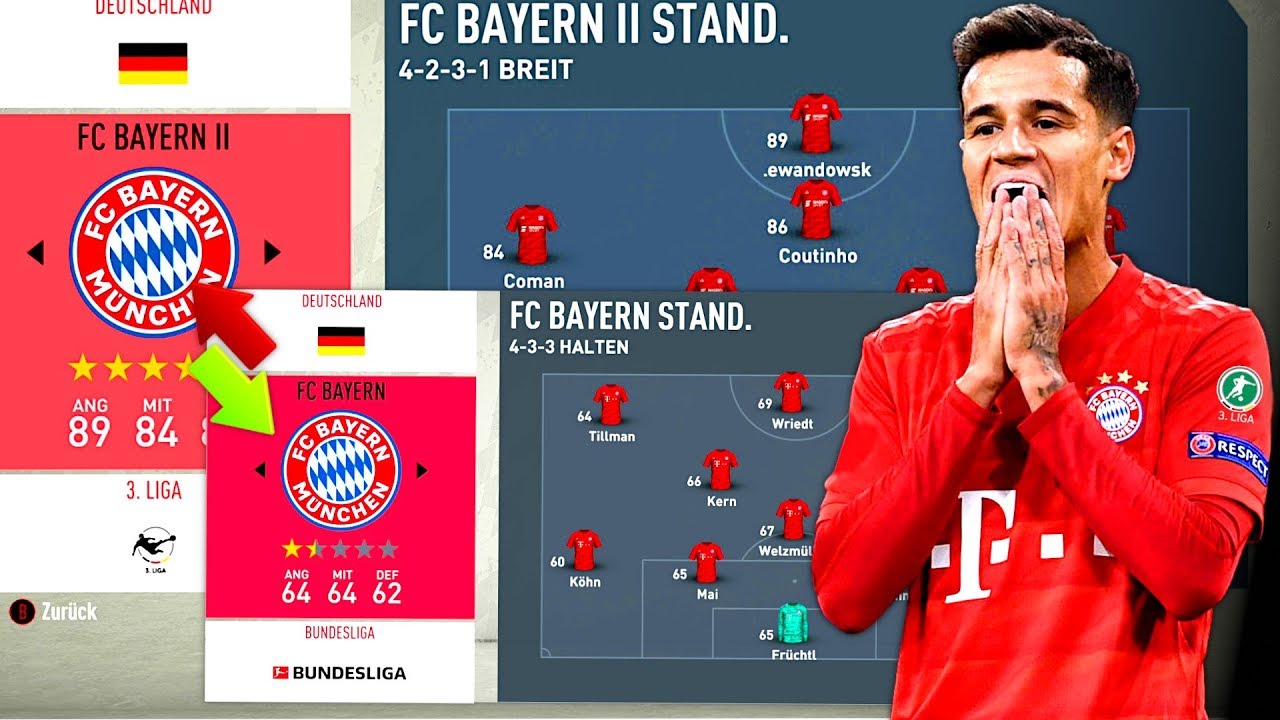 WAS WENN FC BAYERN 1. & 2. MANNSCHAFT TAUSCHT ??! 🧪🥼 FIFA 20 Karrieremodus Experiment