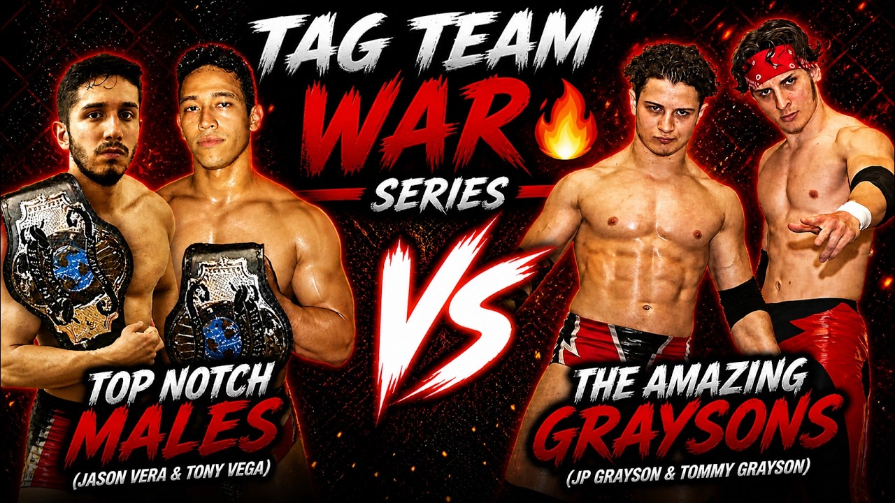 Top Notch Males vs The Amazing Graysons - ECPW Wrestling