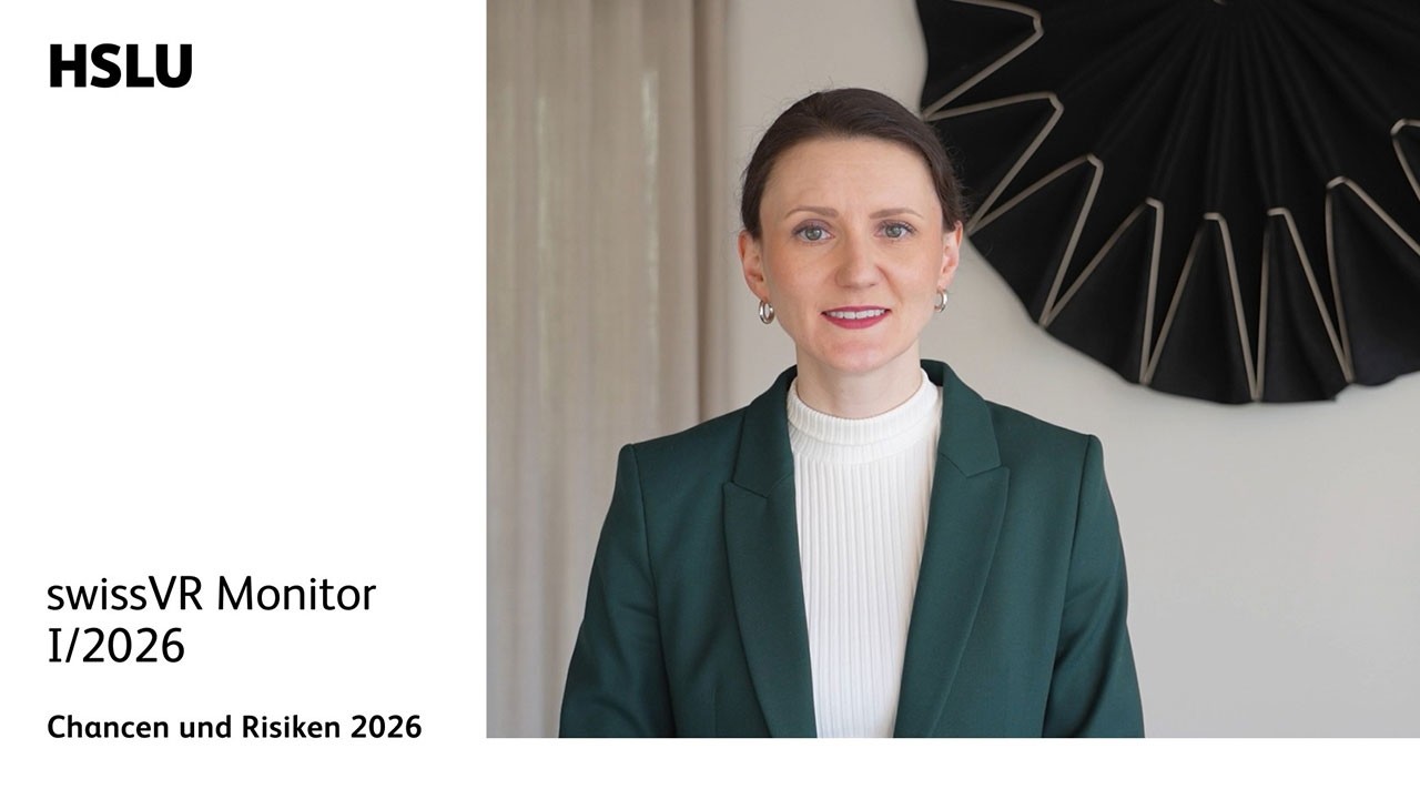 swissVR Monitor I/2026: Chancen und Risiken 2026 mit Prof. Dr. Mirjam Gruber-Durrer #hslu #swissvr