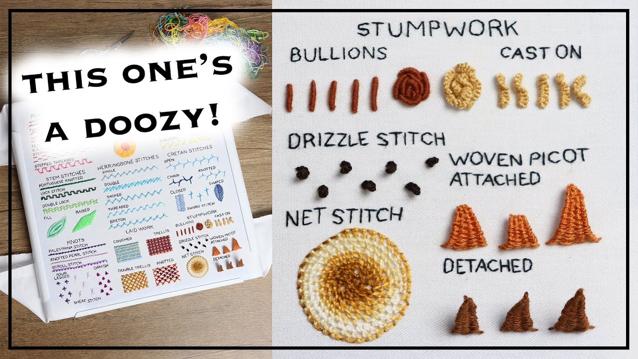 An Introduction to Stumpwork (3D Embroidery)