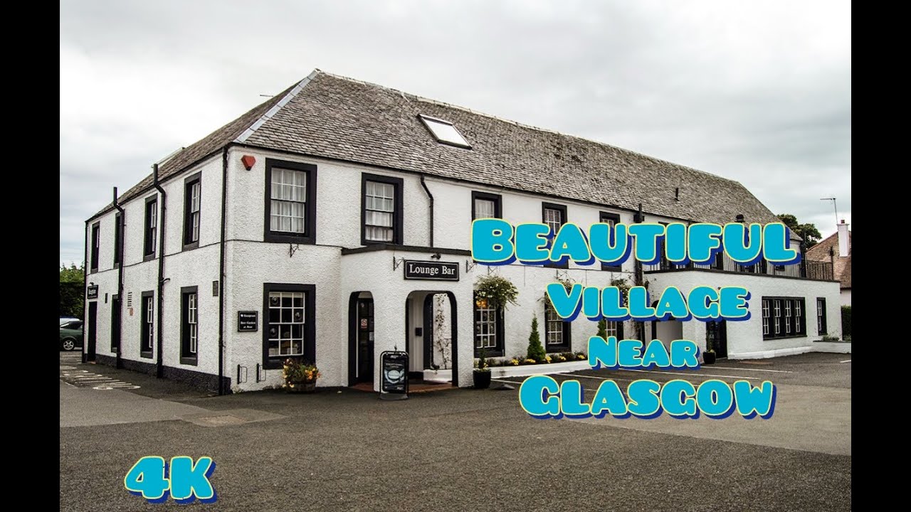 Beautiful quiet village drive near Glasgow | Uplawmoor