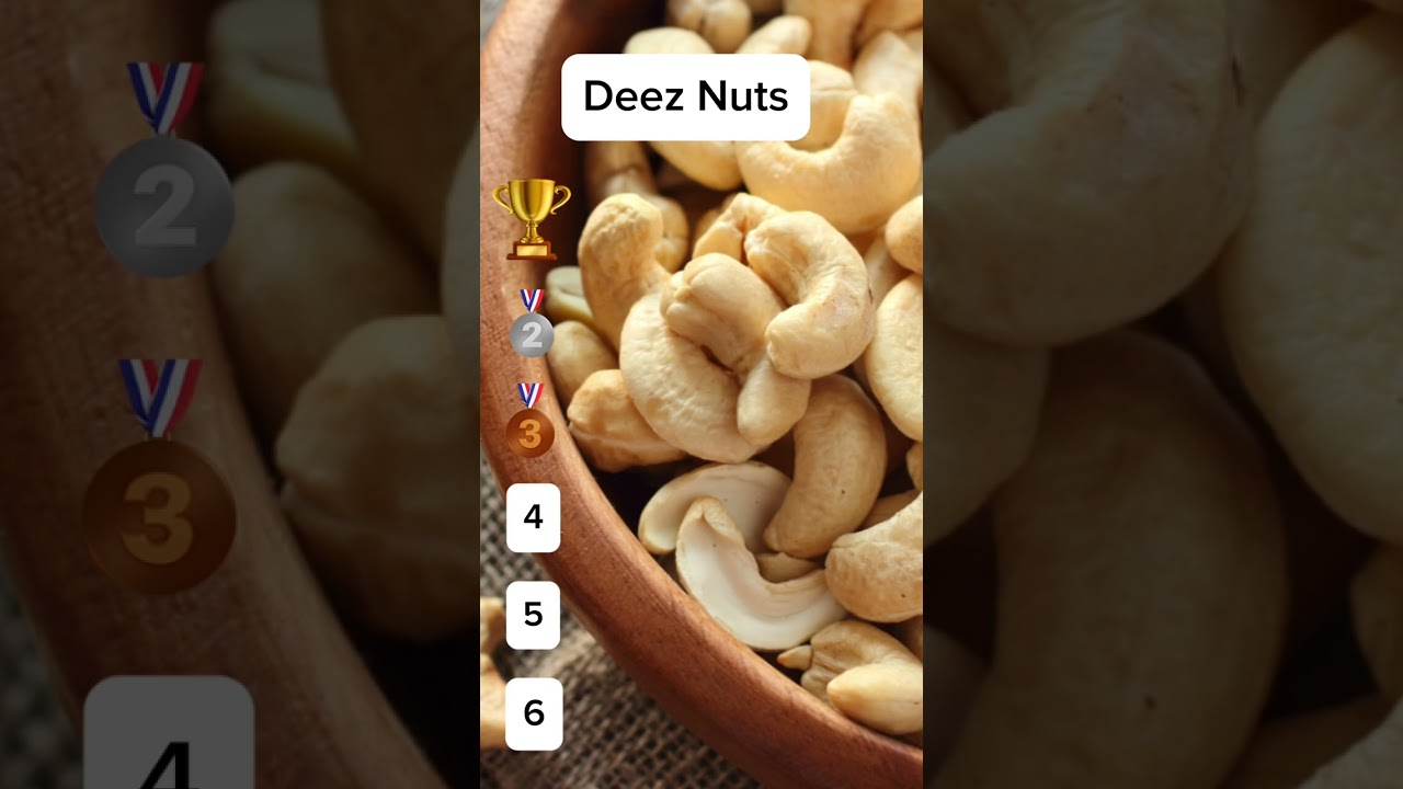 Rank these 6 Snacks but you can&rsquo;t change..