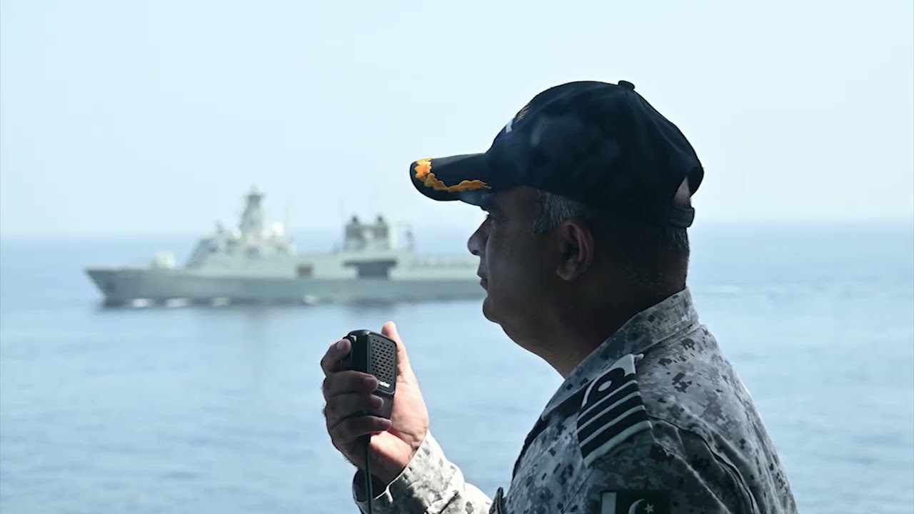 PAKISTAN NAVY SHIP HUNAIN VISITS OMAN  AND CONDUCTS EXERCISE WITH ROYAL NAVY OF OMAN SHIP