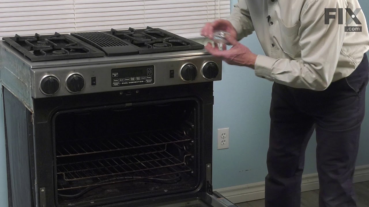 Whirlpool Range Repair - How to Replace the Light Cover Lens