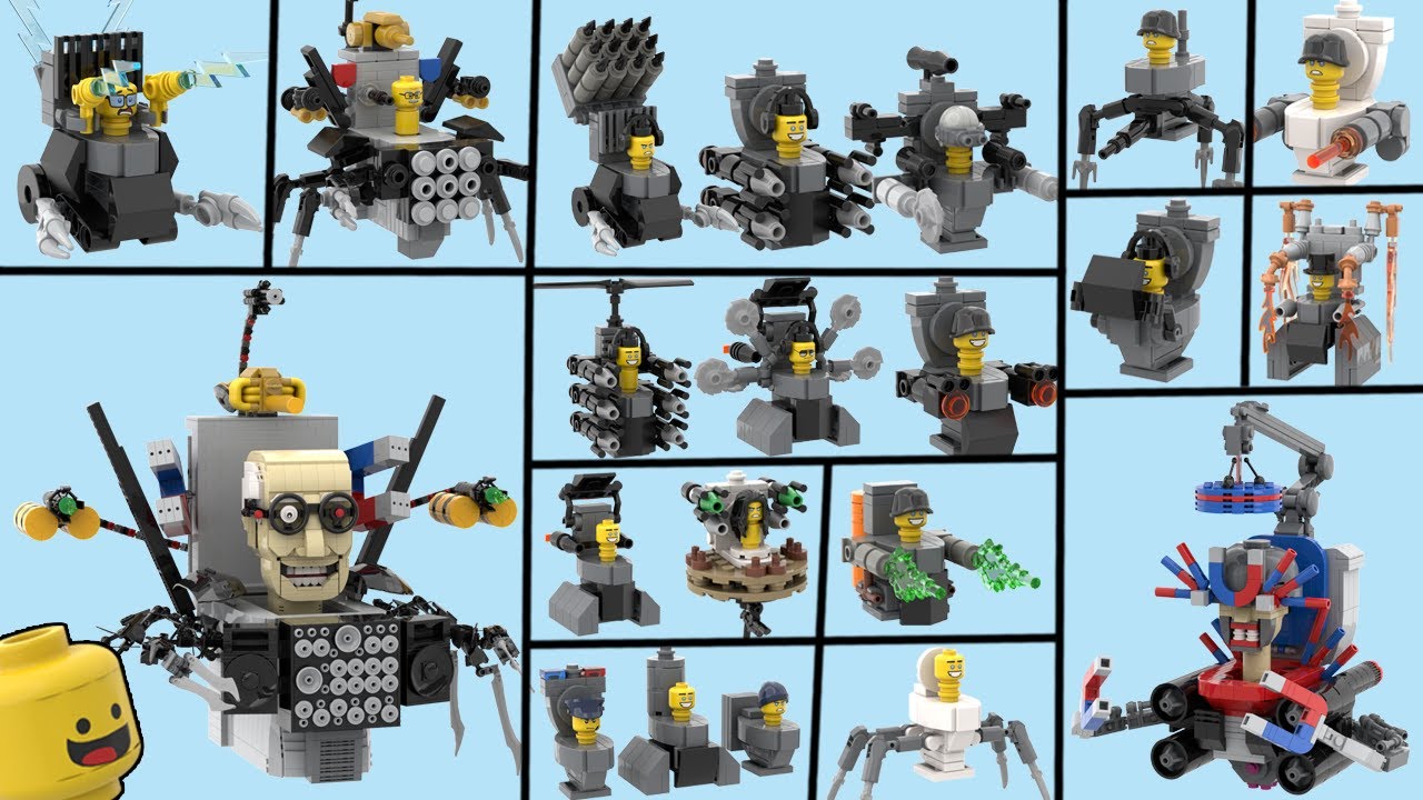 All Skibidi Toilets Multiverse in LEGO (Part 2)