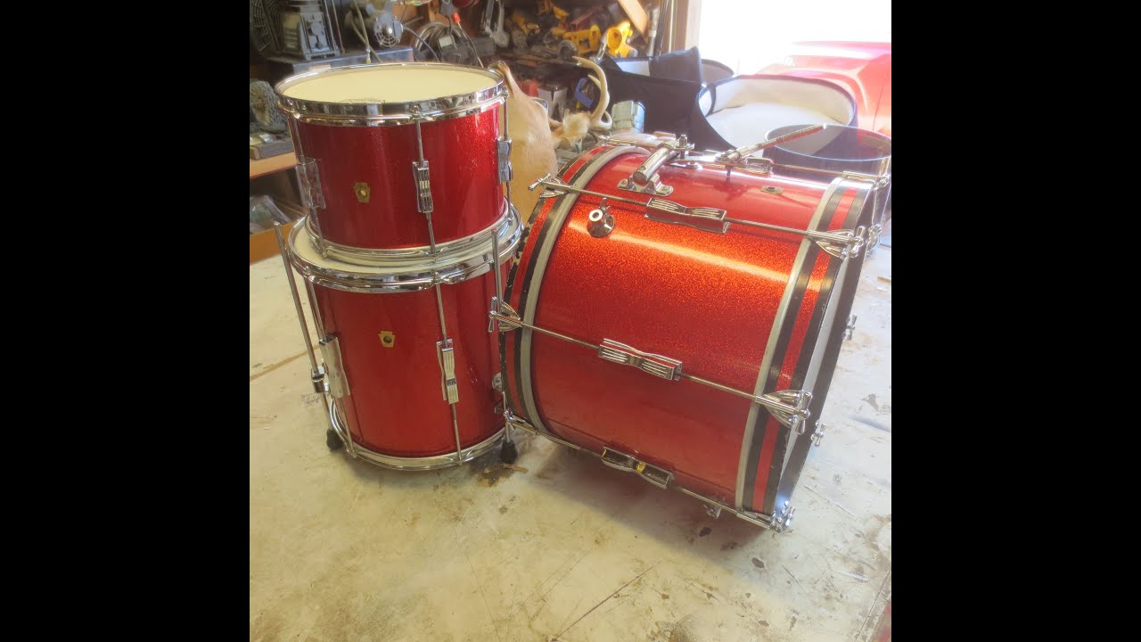 1965 Ludwig Club Date Drum Set Restoration