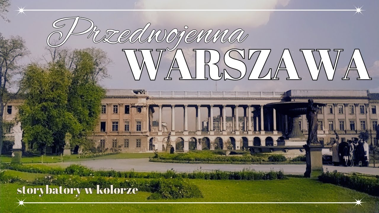 Przedwojenna Warszawa w Kolorze I Animacja AI (Fotografia w Ruchu)