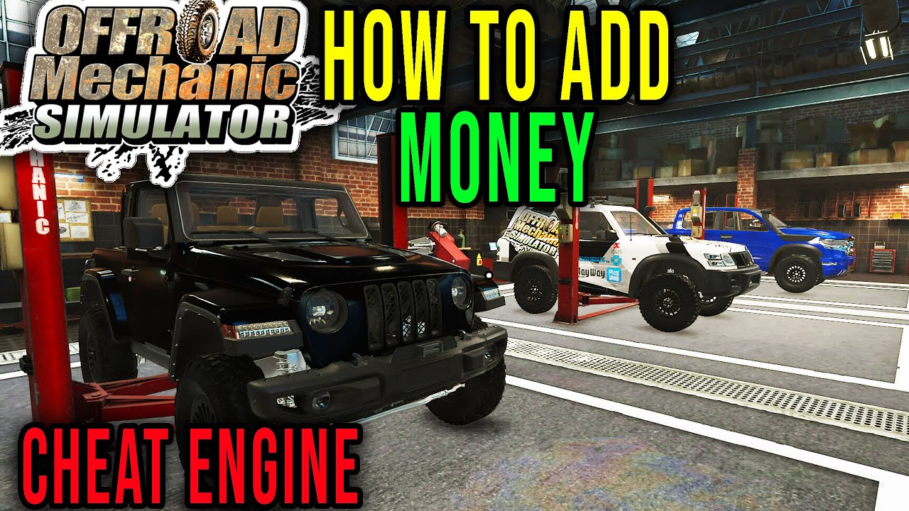 HOW TO ADD MONEY (CHEAT ENGINE) - OFFROAD MECHANIC SIMULATOR
