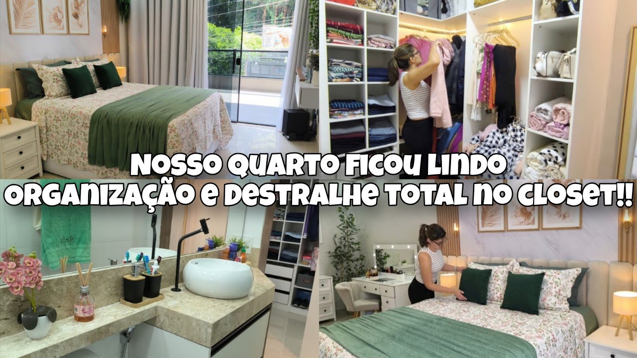 FICOU DIFERENTE!! A CARA DO NATAL 🎄DESTRALHE TOTAL DO CLOSET | FAXINA CAPRICHADA 