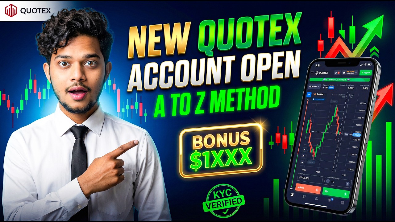 How To Create Quotex Trading Account &ndash; Quotex Account Create 2026 | Quotex Account Kaise Banaye 2026
