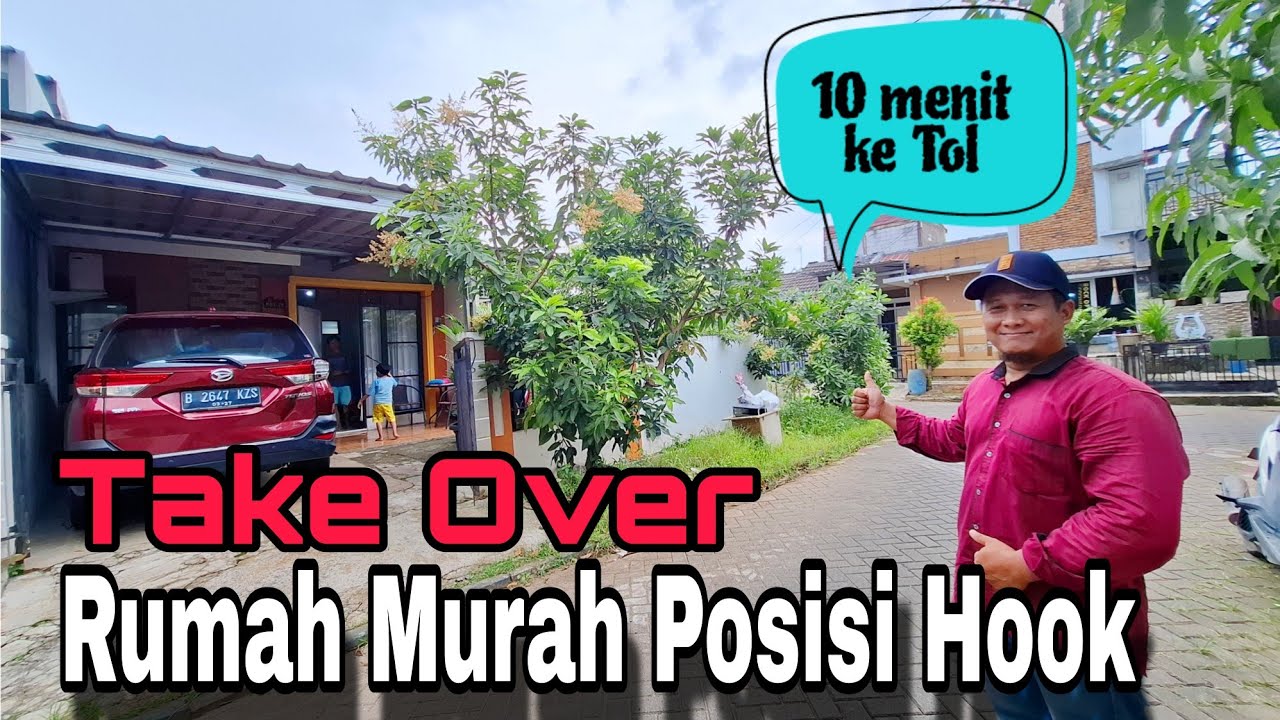 Take Over Rumah Hook Luas 101 Meter di Bekasi Timur Regensi