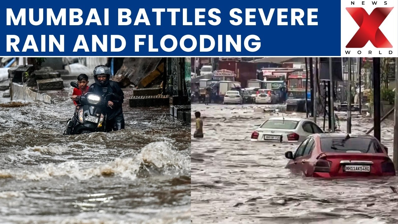 Heavy Monsoon Rains Flood Mumbai as Red Alert Remains Active | NewsX World