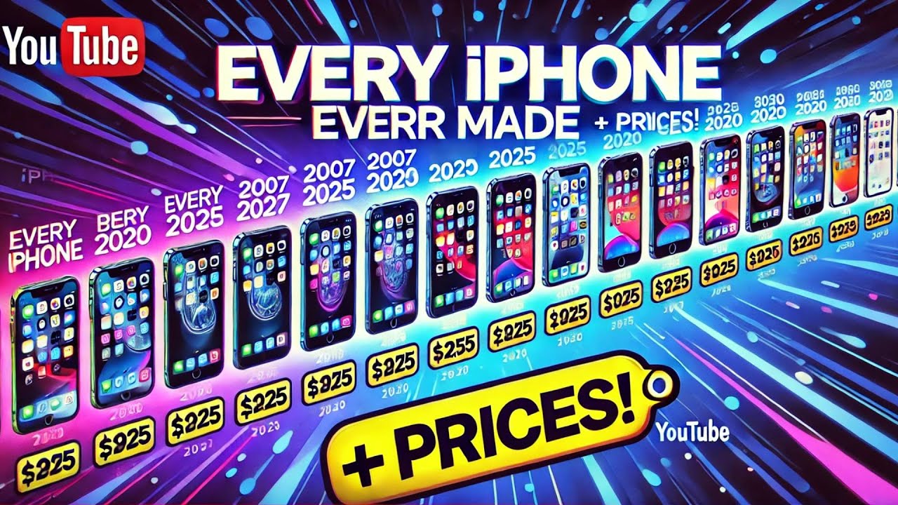 iPhone Evolution (2007-2025) &ndash; Every Model & Price!