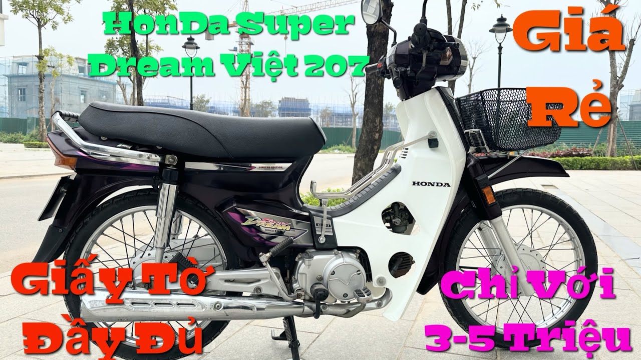 Xe máy cũ Chất Lượng Honda Super Dream Việt 207 giá rẻ,Siêu Đẹp .Chỉ Với 4 Triệu Là Giao Xe Tận Nhà