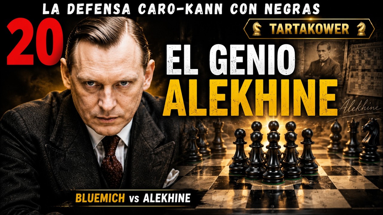 Caro-Kann | Variante Tartakower: Alekhine y la partida modelo de peones en cubo (Cap. 20)