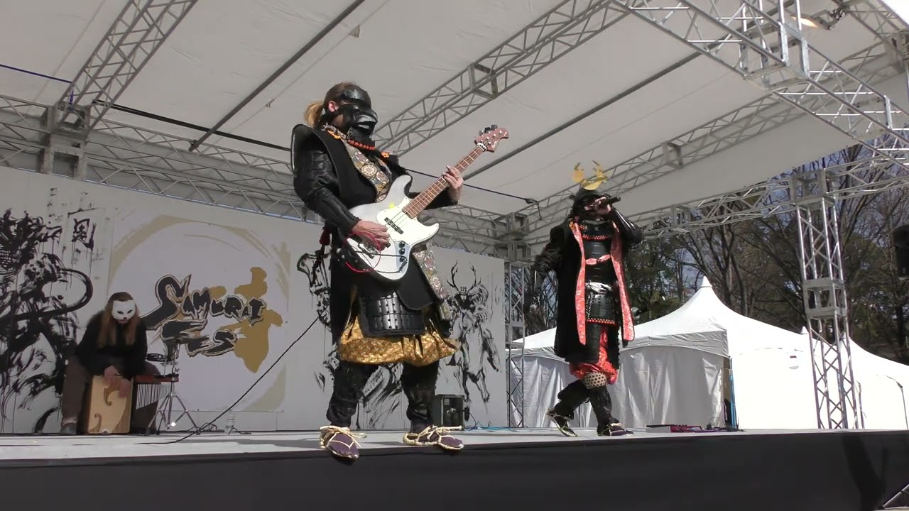 @２０２４年２月２４日@和装侍系音楽集団MYST @侍ロック@第６回SAMURAIフェス2024@上野公園竹の台広場@13:33