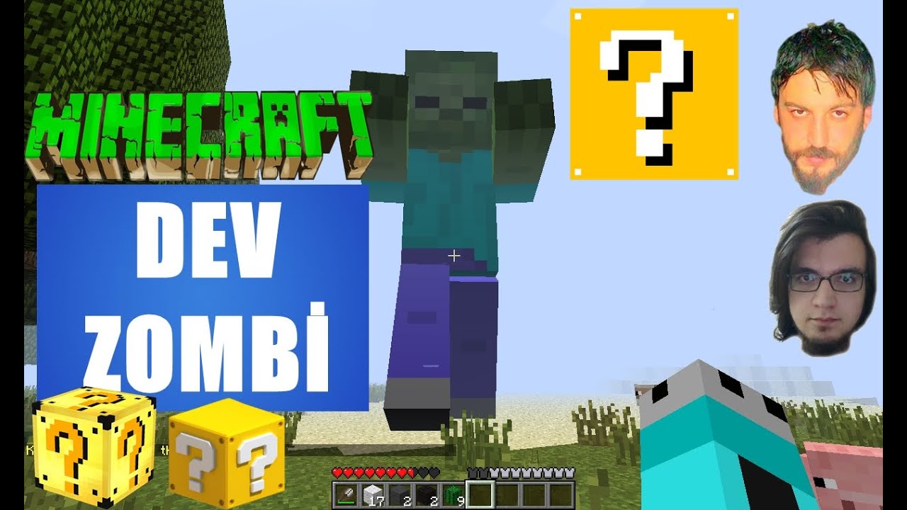 Dev Zombi | Minecraft Türkçe Lucky Block Modu | Bölüm 2
