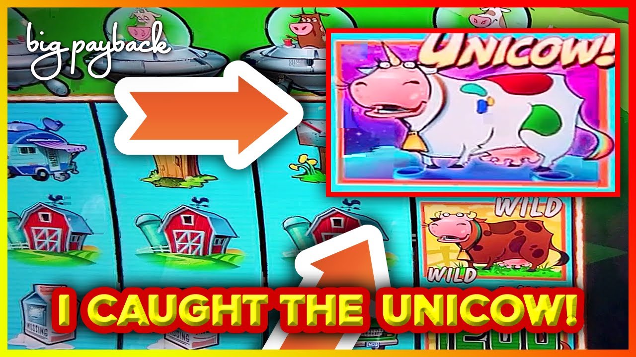 THE UNICOW! JACKPOT! Visitors From the Planet Moolah Slots [First Look Demo]