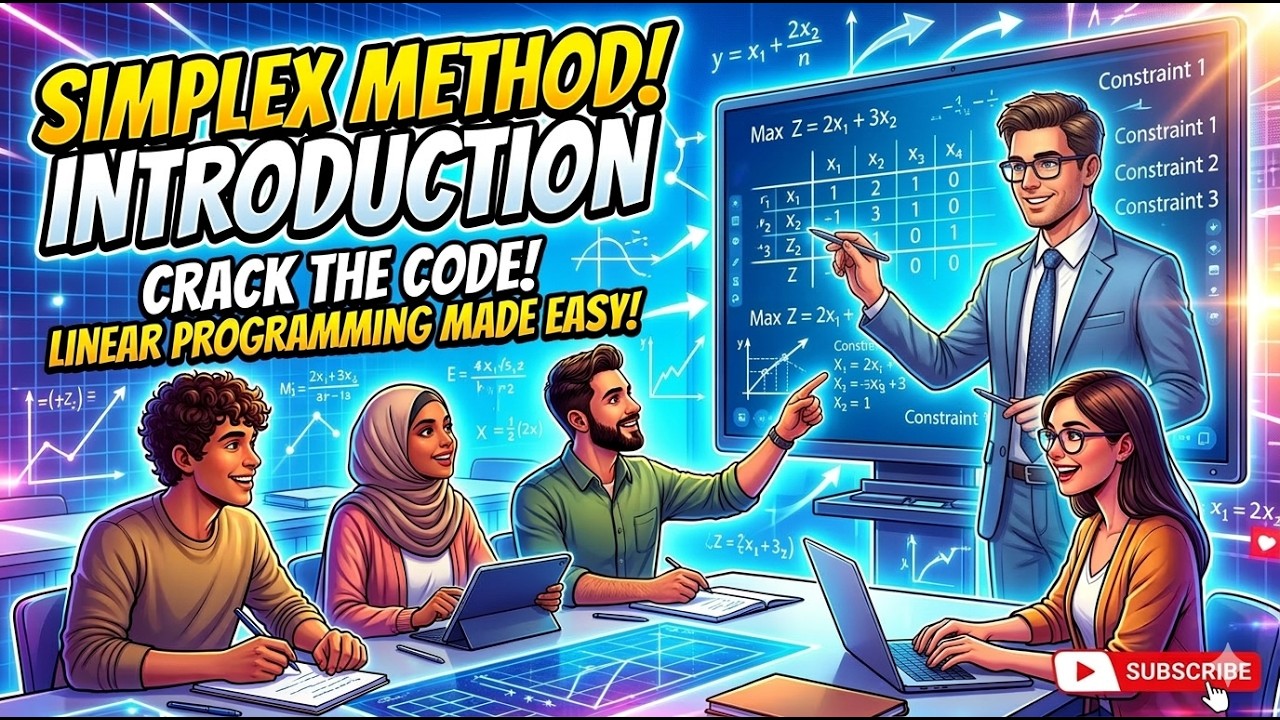 Simplex Method - Introductory Video | Full video coming soon!