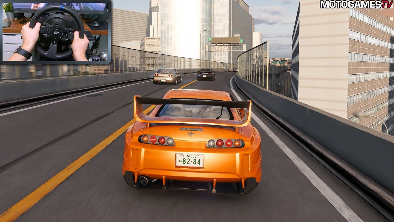 Assetto Corsa - Toyota Supra Chargespeed at Shutoko | Thrustmaster T300RS Gameplay