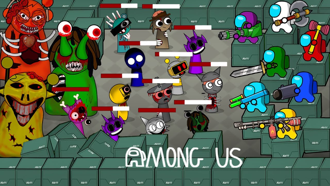 MINI CREWMATE VS INCREDIBOX | BUNKER ESCAPE