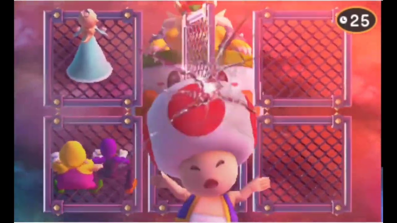 Mario Party Star Rush All Characters Screen K.O. Animations