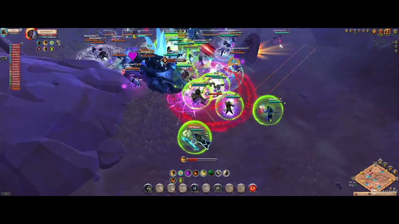 MILFGAARD vs Clean Kill - Tournament Fight - Albion Online  Dawnsong POV