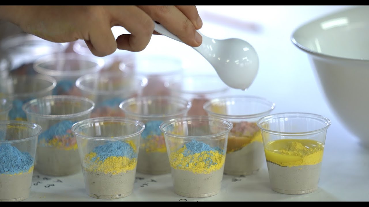 Mixing colored clay with a triaxial blend test ｜練り込み｜glaze & color test｜Ceramics & Pottery｜nerikomi