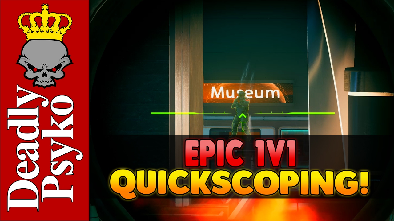 Infinite Warfare - Epic 1v1 Quickscoping Battle! | DeadlyPsyko vs  SailorWarren