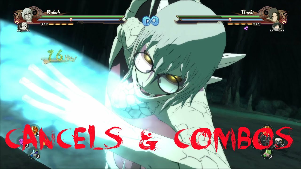 SAGE KABUTO CANCELS & COMBOS - Naruto Ultimate Ninja Storm 4