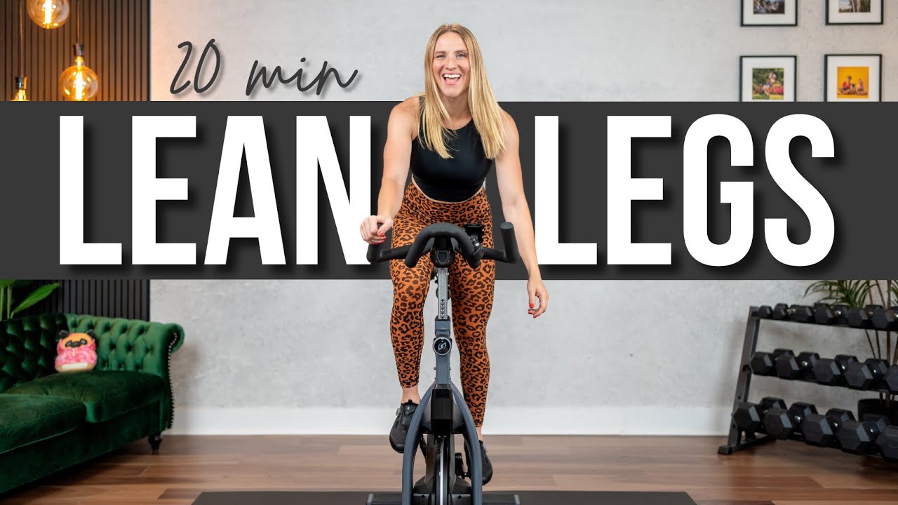 20 min LEAN LEGS Indoor Cycling Workout