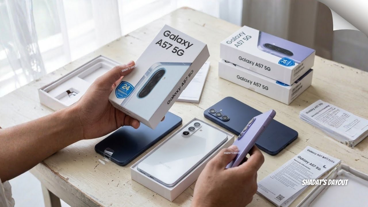 Распаковка и первый обзор Samsung Galaxy A57! 🔥 Утечки информации о характеристиках и дате выхода.