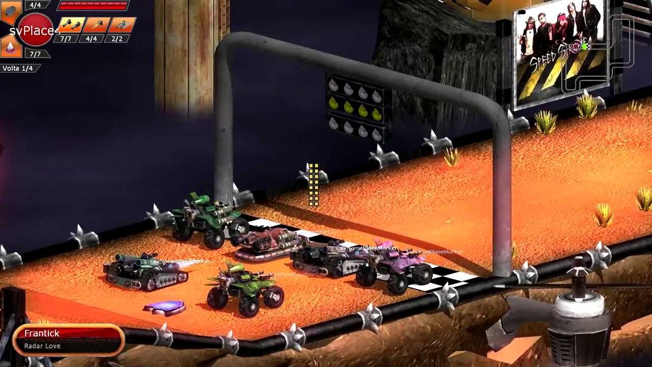 Motor Rock (Rock'n Roll Racing remake) Gameplay