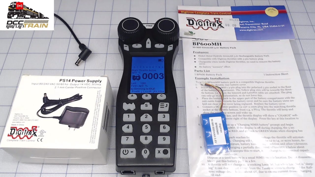 Charging Digitrax Battery Pack.