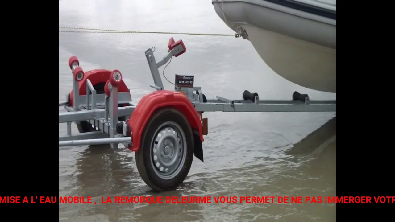 REMORQUE PORTE BATEAU NOUVELLE GENERATION