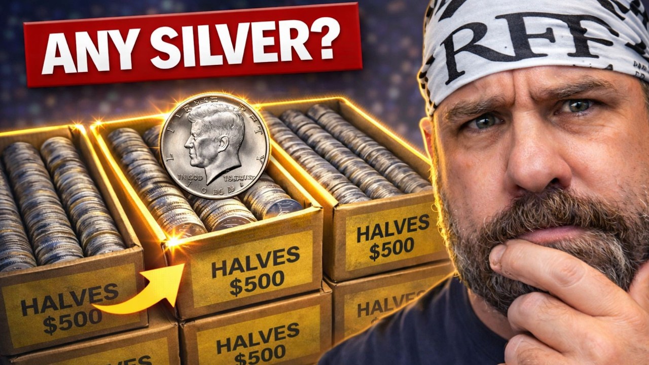 Я искал серебро на 5000 полдолларовых монетах — вот что я нашел!