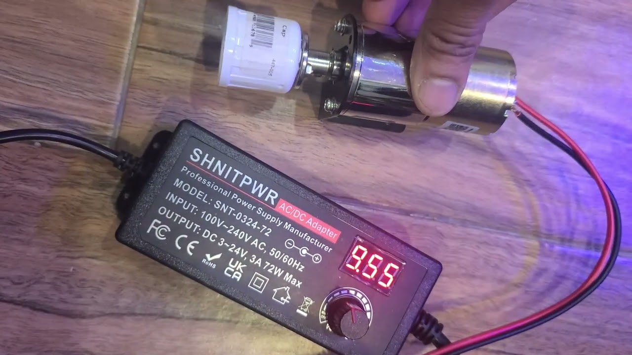 DIY wave maker oscillating device for reef tanks