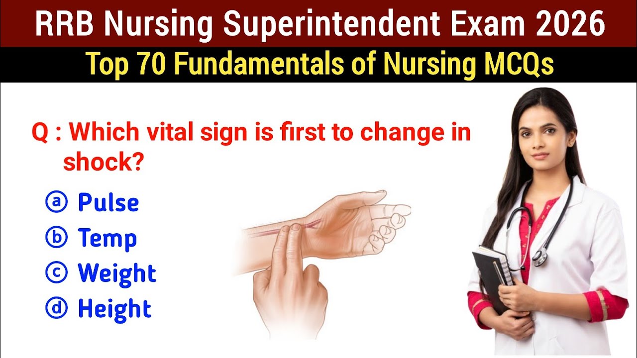 RRB Nursing Previous Year Question Paper | RRB Nursing Exam Preparation | RRB Nursing Exam Questions