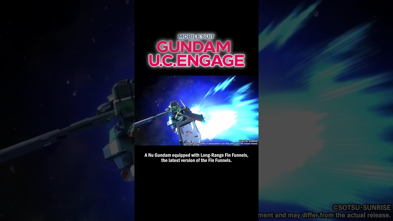 RX-93ff Nu Gundam |MOBILE SUIT GUNDAM U.C. ENGAGE #shorts #gundam #game