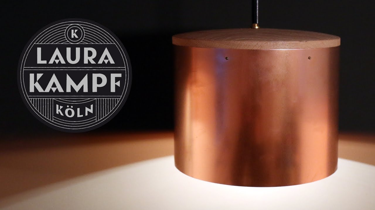 Laura´s Copper and Oak Lamp
