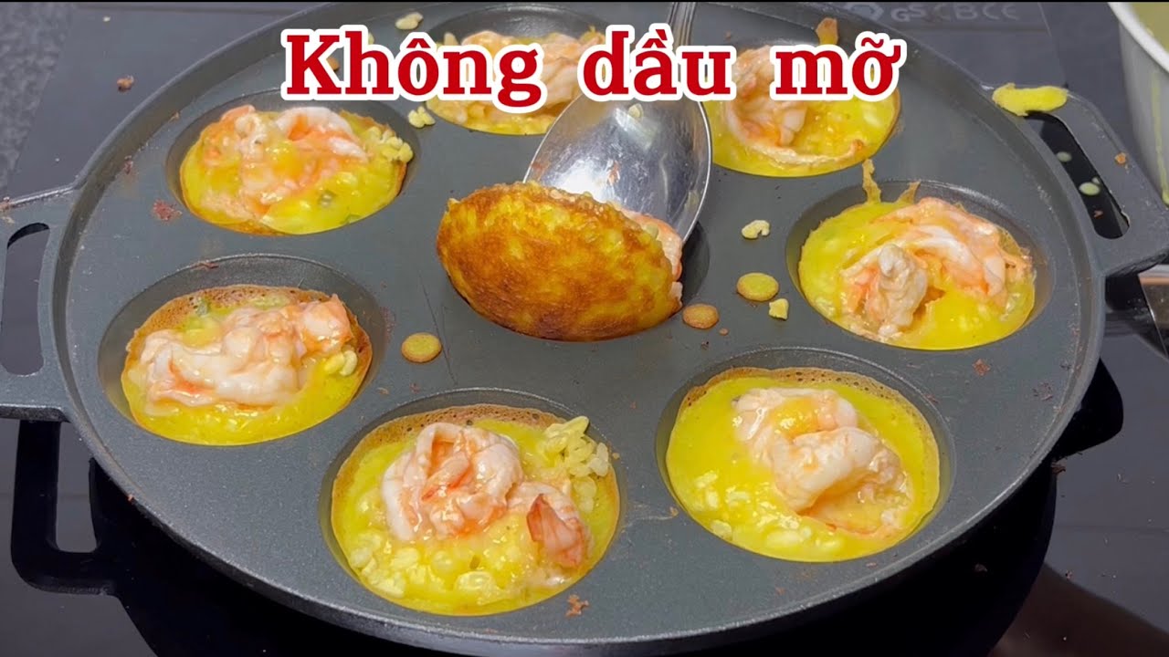 Bí quyết làm bánh khọt không dầu mỡ bạn đã biết chưa.
